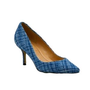 Charles by Ch.David Angelica Women’s Pumps Blue Tweed Pointed Toe Heels Size8.5M